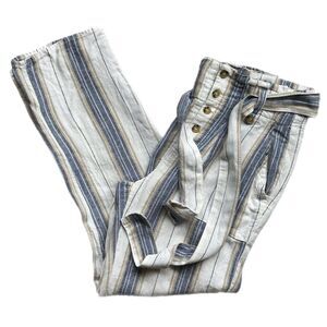 Indigo Rein Women's Striped Dress Pants Size S Multicolor Casual